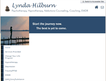 Tablet Screenshot of lyndahilburntherapist.com